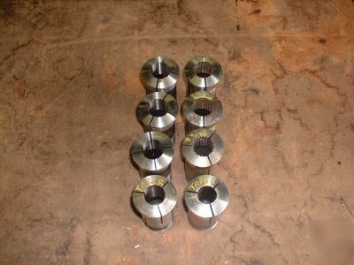 HARDINGE16C collets 8 pcs.