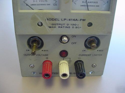 Lambda lp-414A-fm dc regulated power supply