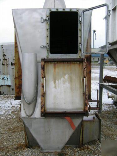 Bepex fluid bed dryer / cooler, ss, model fbs-55 (367)