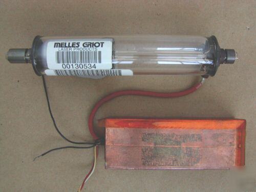 Melles griot heliun neon laser & hp 6214C power supply