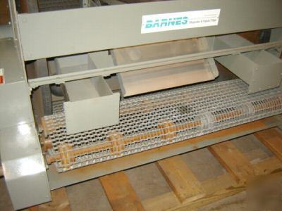 Barnes mp-100 magnetic & fabric filter separator (4964)