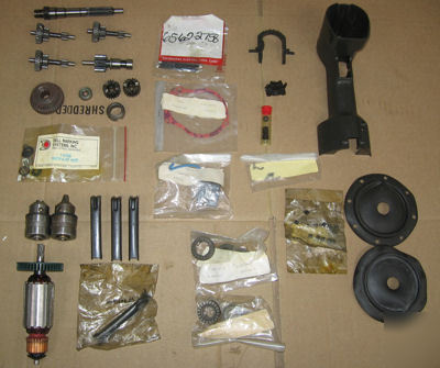 Black & decker milwaukee makita assort drill parts lot