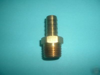 Brass hose barb for 3/4