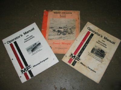 Massey ferguson operators books collection