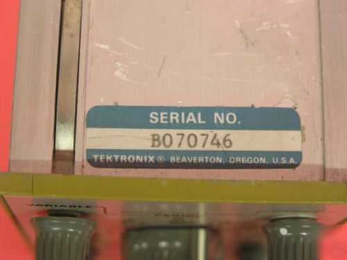 Tektronix PG501 pulse generator. 5HZ to 50MHZ.