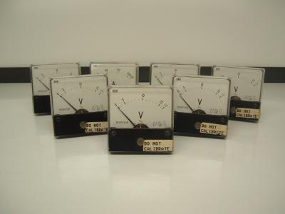 Lot of 7 daiichi keikii ac amp meter