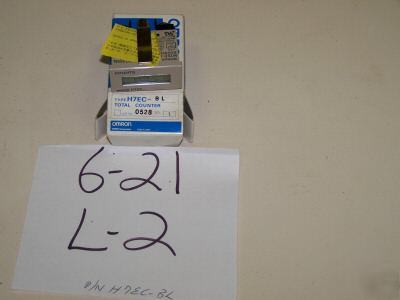 1 omron totalizer counter/lcd p/n: H7EC-bl