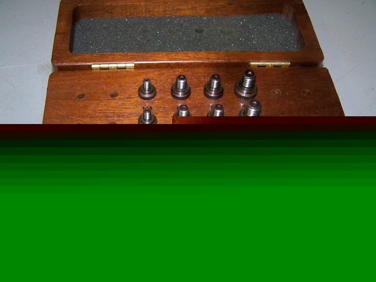 Jo plug jo-plug tapped hole locating gage set