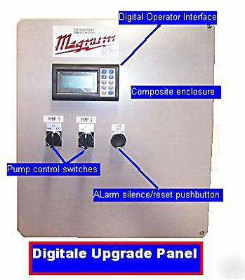 Magnum digitale sewage lift station control upgrade