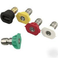 Spray tips nozzles pressure cleaner washer set kit 