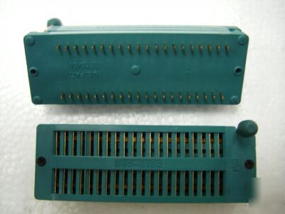 50,gold 40 pin universal zif test dip ic's ic 3M socket