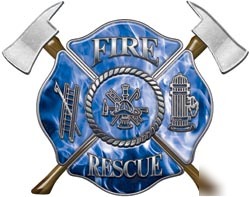 Firefighter decal reflective 6