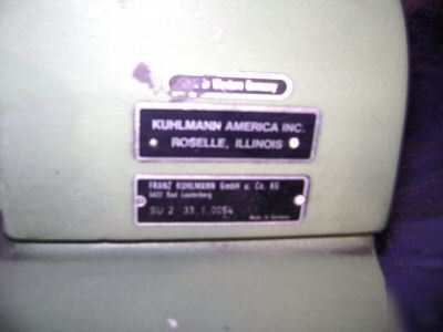 Kuhlman tool cutter grinder machine deckel collets