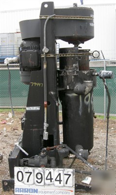 Used: chicago boiler vertical red head sand mill, stain