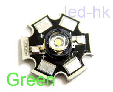 5X high power led lamp light 3 watt green diy