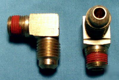 Ten brass 90 degree 1/8