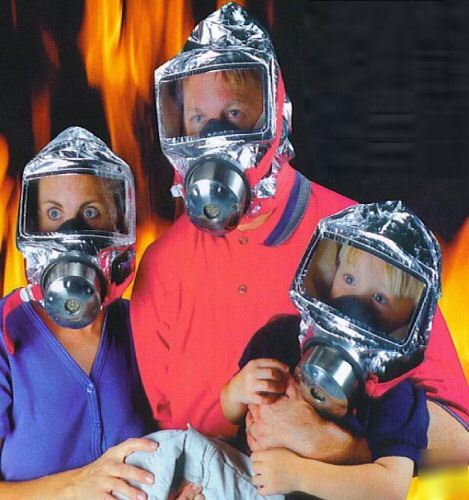 Smoke fire safety evacuation mask / hood ASE30 