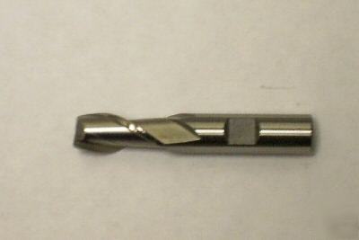 New - hss center cutting end mill / end mills 2 fl 1/4