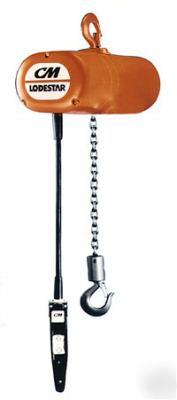 Columbus mckinnon (cm) lodestar hoist -1 ton capacity