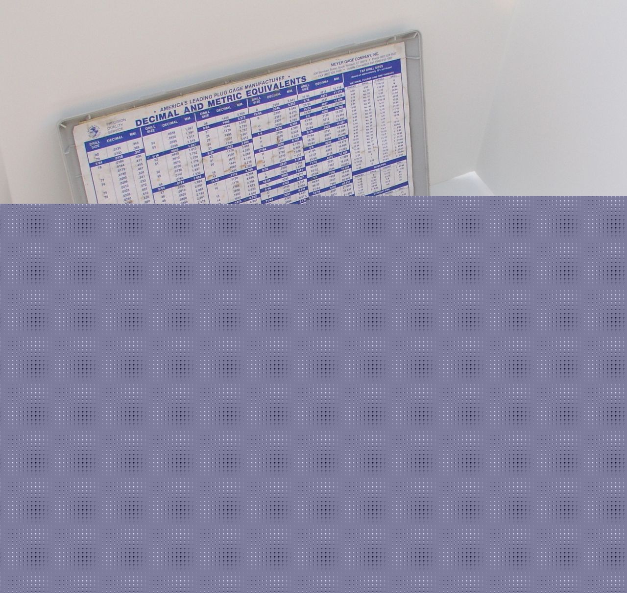 Meyer gage pin set M2 minus .251 - .500