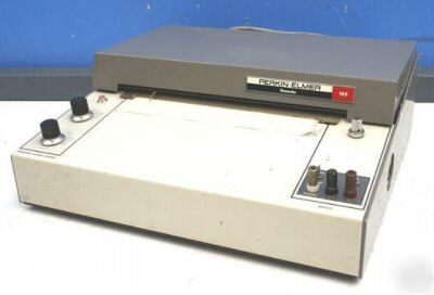 Perkin-elmer 165 chart recorder perkin elmer