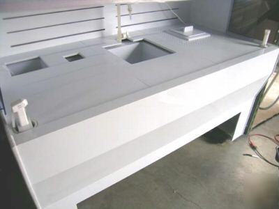 South coast enterprise 6 ft. wet process station bench