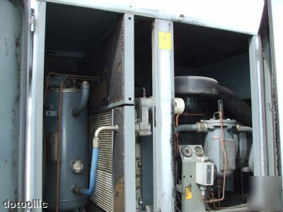 Atlas copco 50 hp air compressor & deltech air dryer