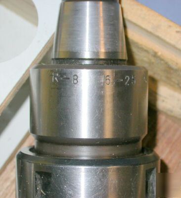 Jet 466001 ccs-1 r-8 mill chuck & collet set w/ box