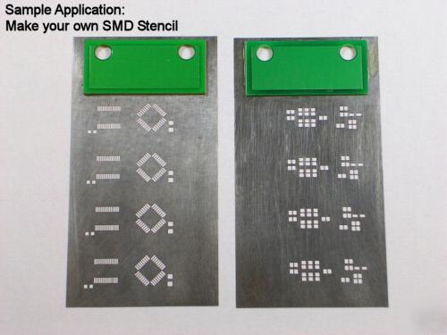 Presensitized steel plate for smd photo etch stencil