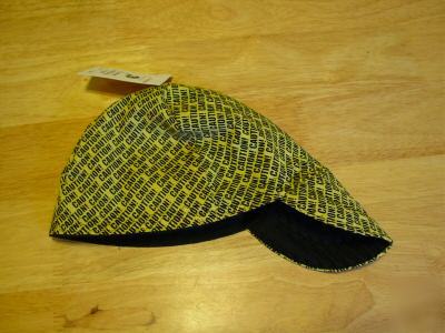 New caution caution caution welding hat 7 1/2 fitter