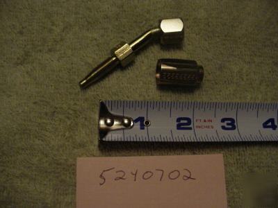 Qty 1 ** weatherhead # 21304N-684 fitting for # 4 hose