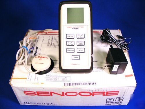 Sencore CP290 colorpro hand-held color analyzer no res