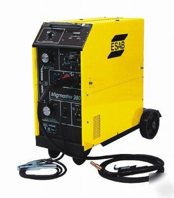 Esab migmaster 250 mig welder package 37686