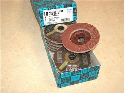 10 pferd grinding flap disc polifan wheel 4 1/2X7/8 120