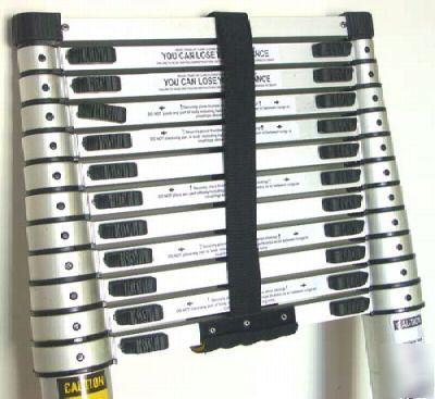 12.5FT 12.5' extended step telescoping extension ladder