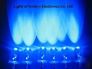 New 300 5MM super brightÂ blue led lamp 13,000 mcd f/r