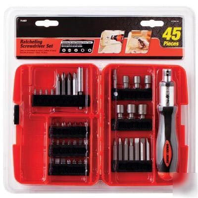 45 pc. screwdriver bit set