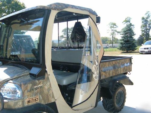 Camo kubota rtv 900 soft door kit w/rear window