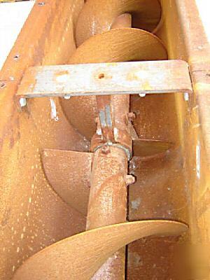 18â€ x 23â€™- 2â€ carbon steel screw conveyor (4219)
