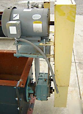 18â€ x 23â€™- 2â€ carbon steel screw conveyor (4219)
