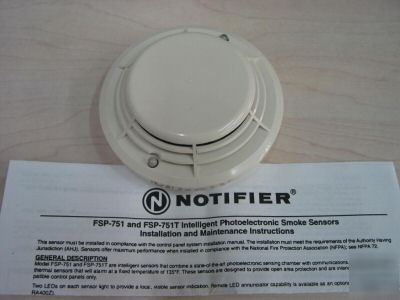 FSP751 intelligent plug-in photoelectric smoke detector