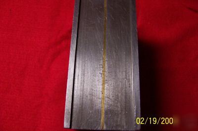 Permanent magnet â€œvâ€ block by brown & sharp used