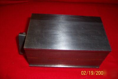 Permanent magnet â€œvâ€ block by brown & sharp used