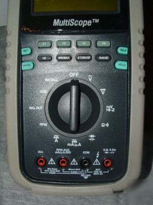 Extech handheld multiscope oscilloscope multimeter
