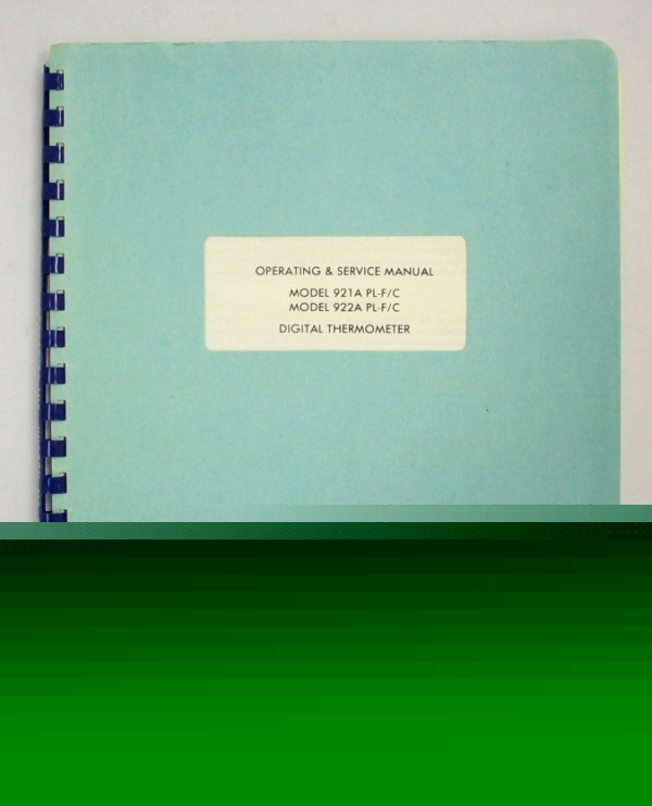 Stow laboratories 921A pl-f/c and 922A pl-f/c manual