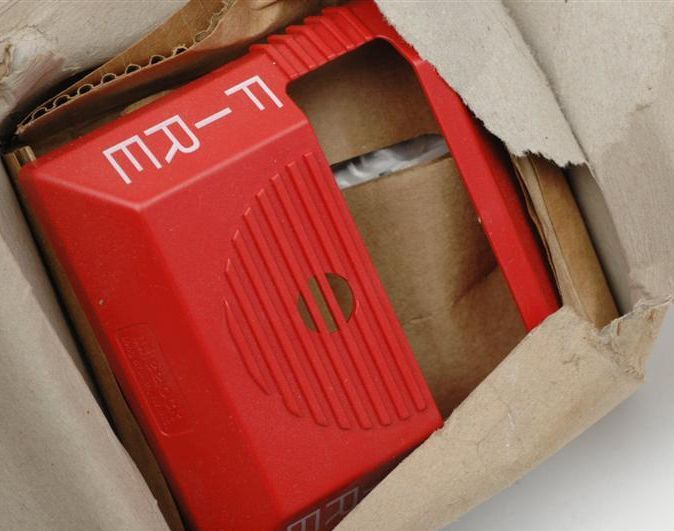 New wheelock inc. ns-2475W-fr fire alarm horn strobe 