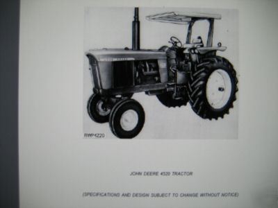 John deere parts catalog cd 10 20 30 series