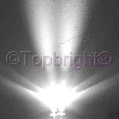 200X ultrabright white led 5MM 40,000MCD free r&s/h