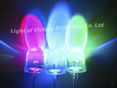 500P 10MM multi colour fast flashing led lamp 15KMCD fr