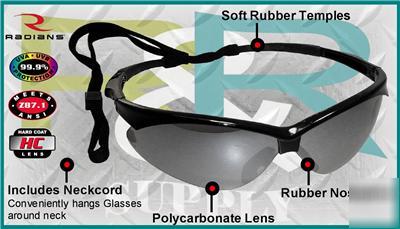 Radians apocalypse silver mirror safety glasses